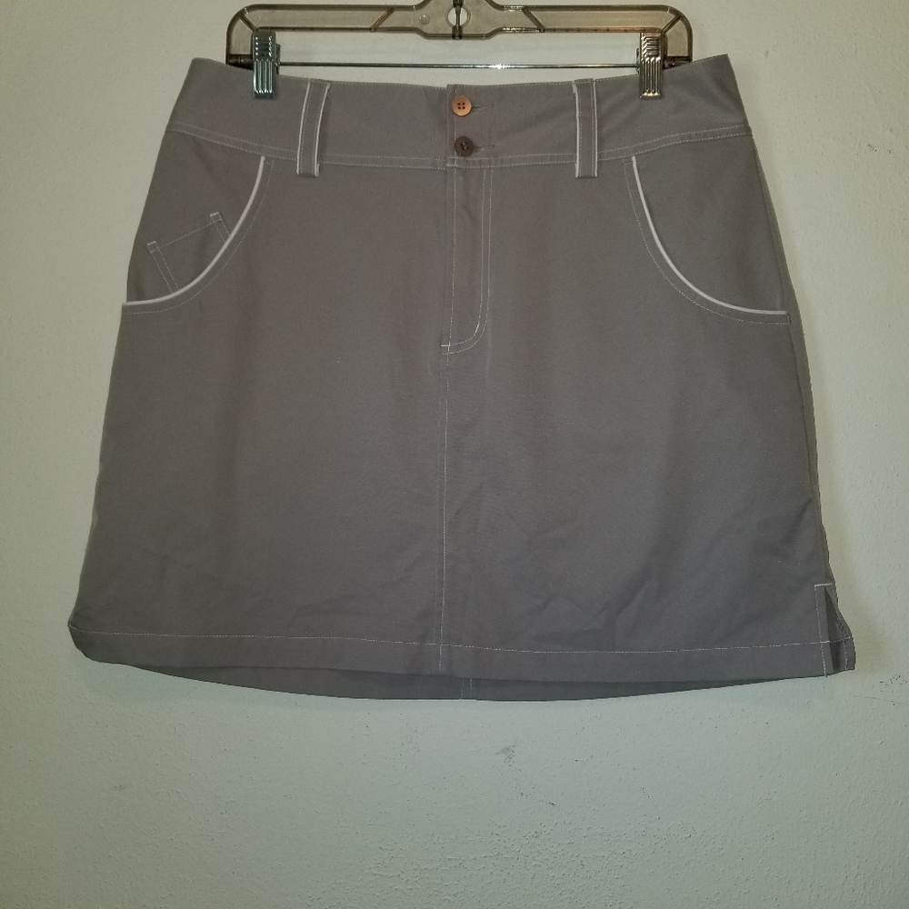 Adidas gray climacool golf skirt